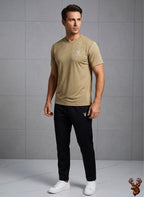 Imported Spandex Trouser with Swiss Mesh T- Shirt Tracksuit