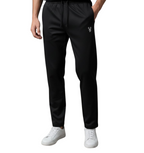 Imported Spandex Summer Trouser With Swiss Mesh T-shirt - Silver & Black