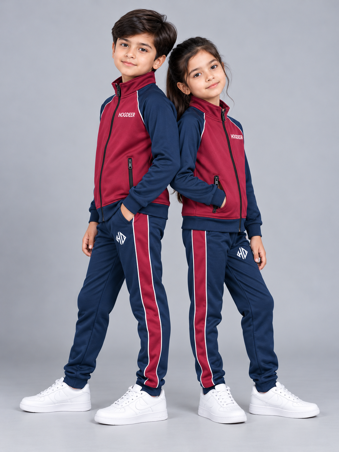 Crimson Crest – Kids Winter Tracksuit