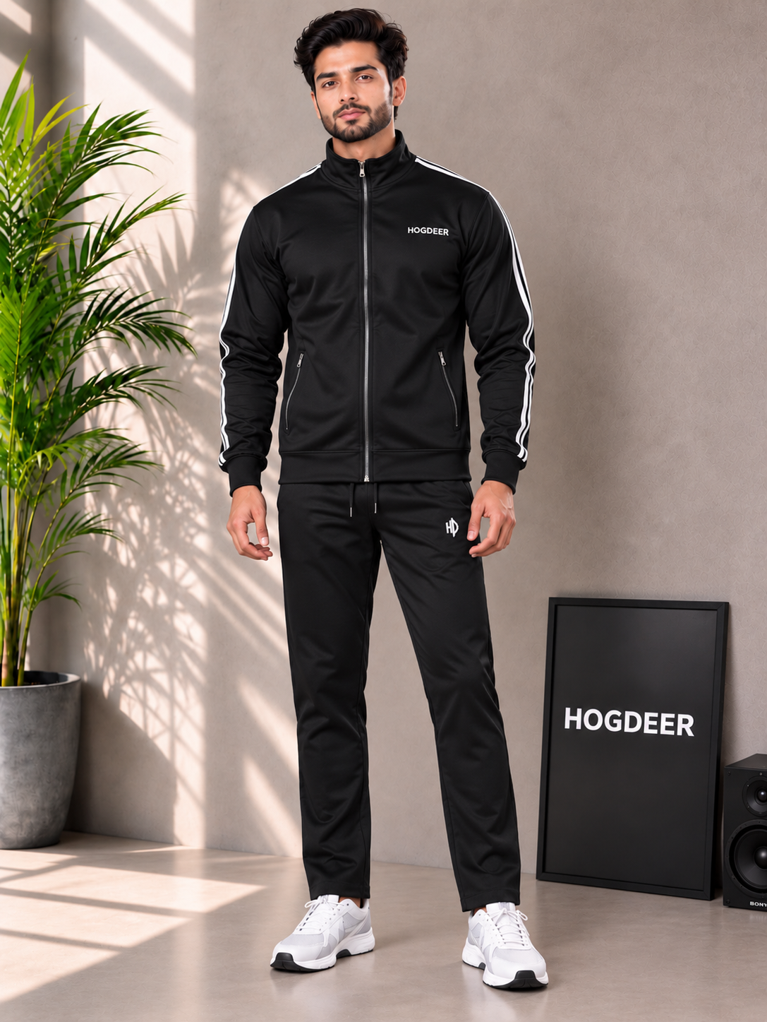 Carbon Swift– Black Winter Tracksuit