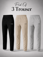 Imported Cross Mesh Trousers – 3 Trousers Combo