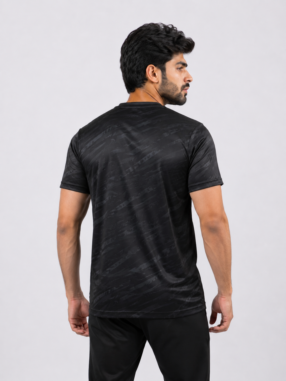 Men's Imported Camo Waves Shirt – Black