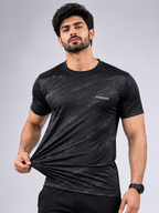 Men's Imported Camo Waves Shirt – Black