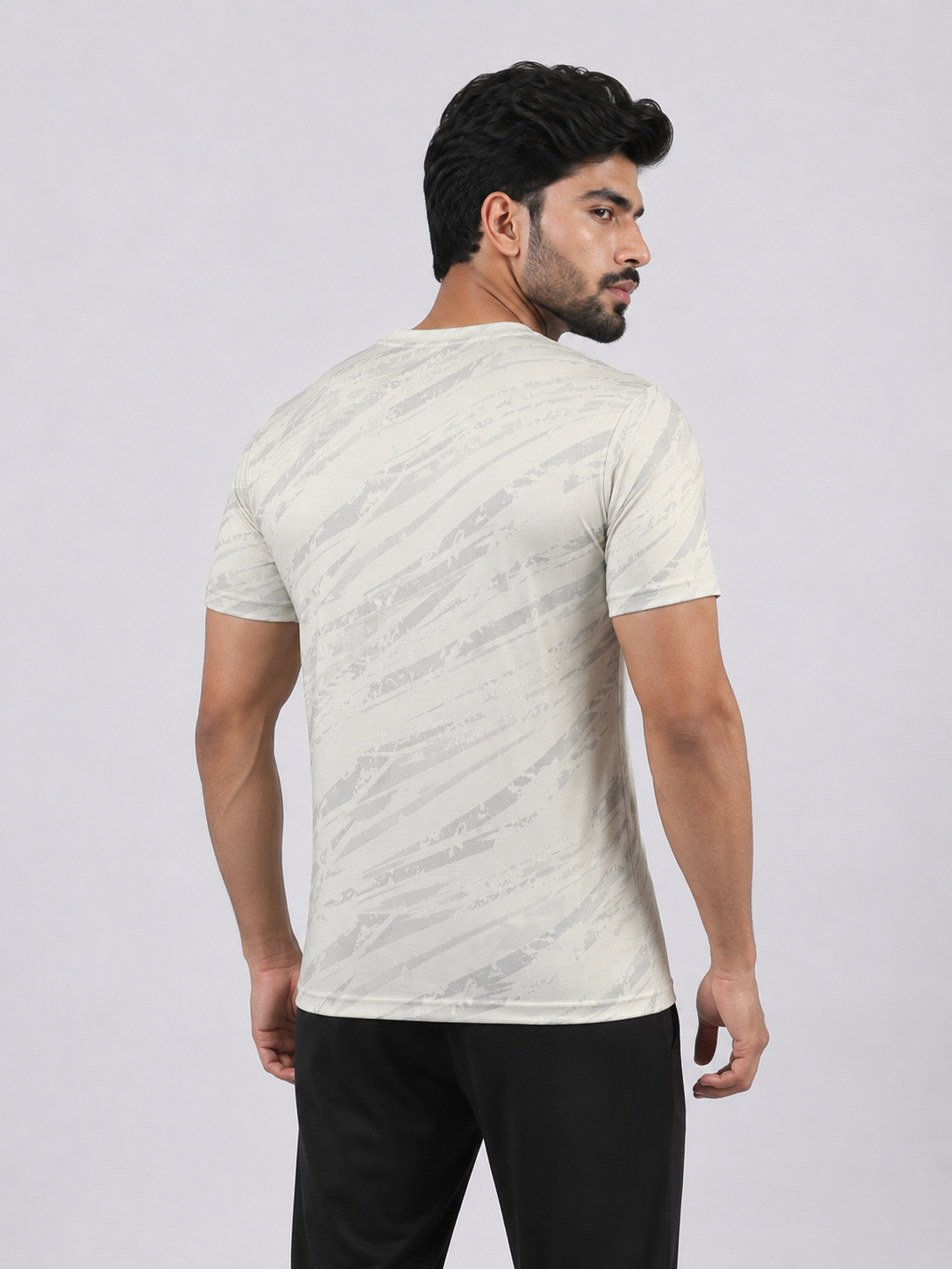Men's Imported Camo Waves Shirt – Off white