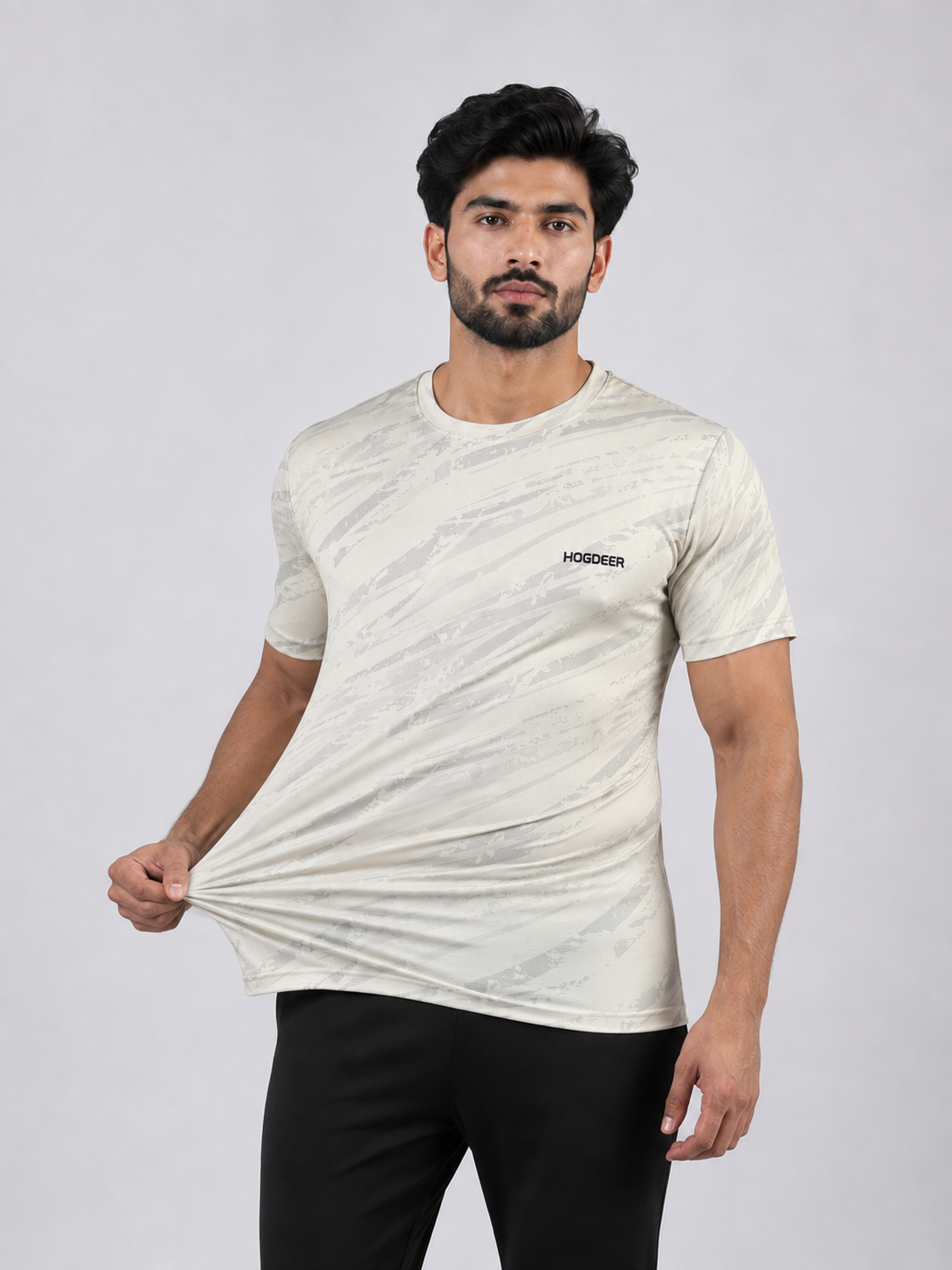 Men's Imported Camo Waves Shirt – Off white