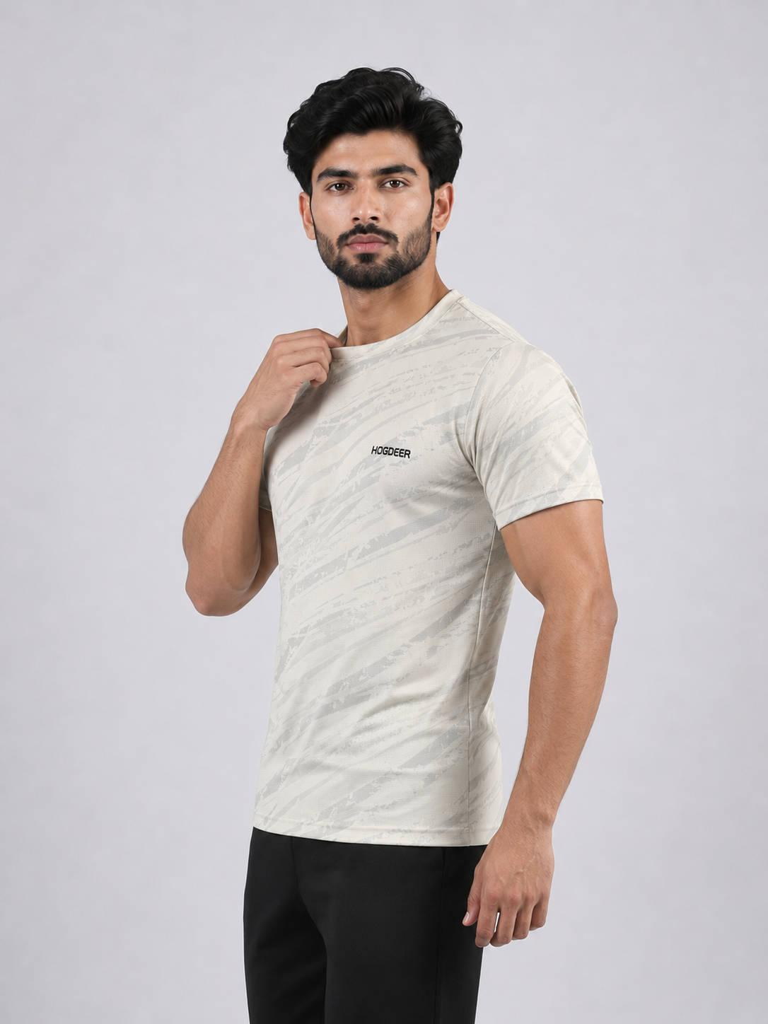 Men's Imported Camo Waves Shirt – Off white