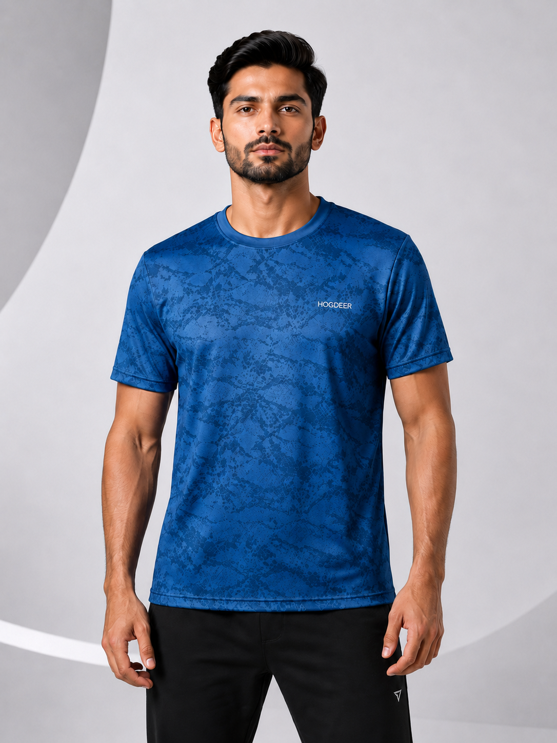 Men's Imported Shirt – Camo Waves Royal Blue