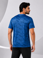 Men's Imported Shirt – Camo Waves Royal Blue
