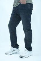 Premium Stretch Straight Fit Denim – Grey
