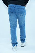 Premium Stretch Straight Fit Denim – Light Blue