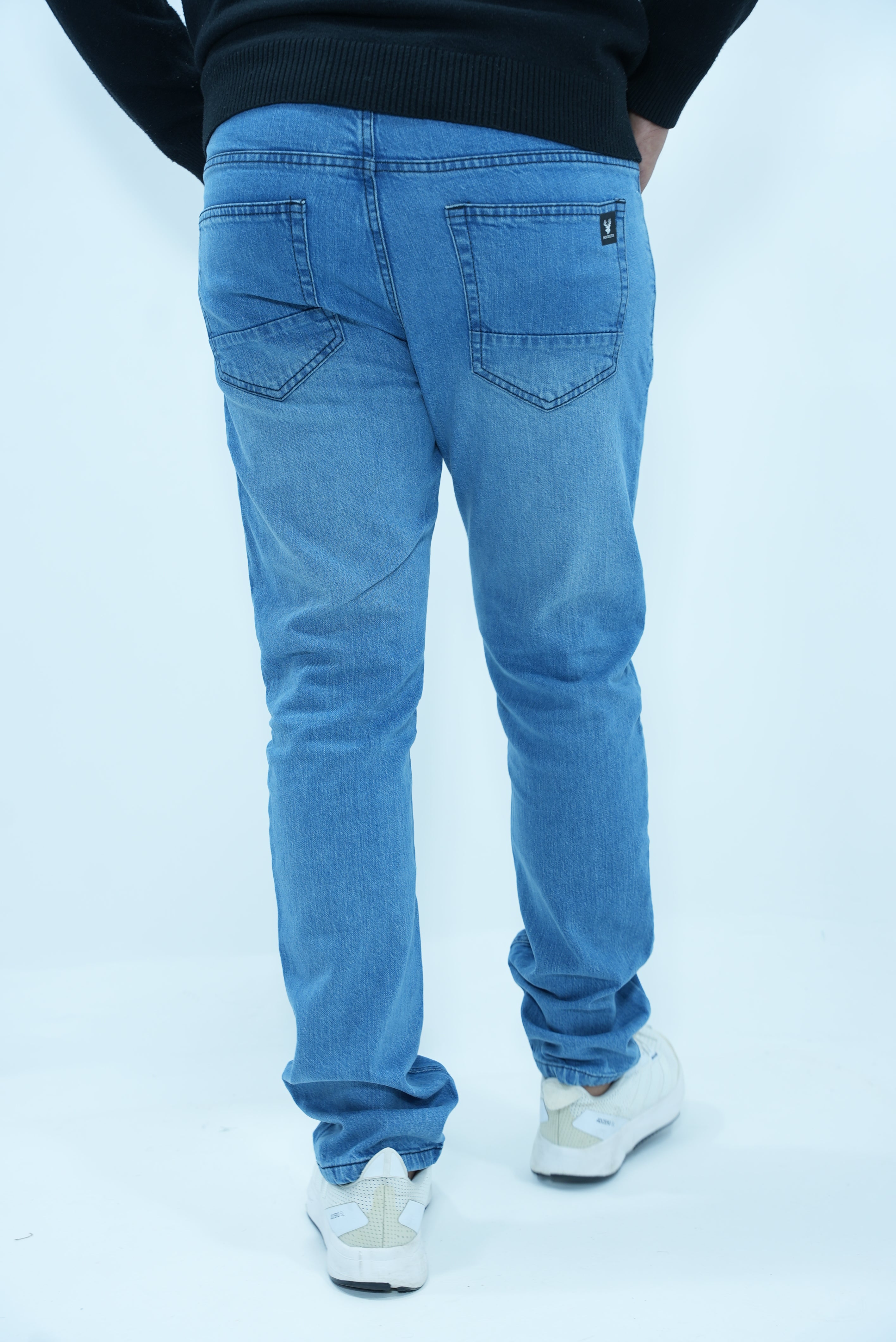 Premium Stretch Straight Fit Denim – Light Blue