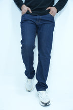 Premium Stretch Straight Fit Denim – Rinse Blue