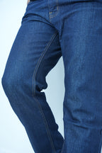 Premium Stretch Straight Fit Denim – Rinse Blue