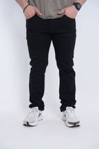 Premium Stretch Straight Fit Denim – Black