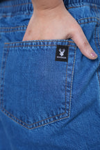 Women’s Stretch Boot Cut Denim Jeans- Light Blue