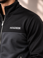 Asphalt Edge – Black/Charcoal Winter Tracksuit