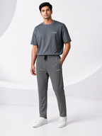 Imported Square Mesh - Graphite Grey Tracksuit