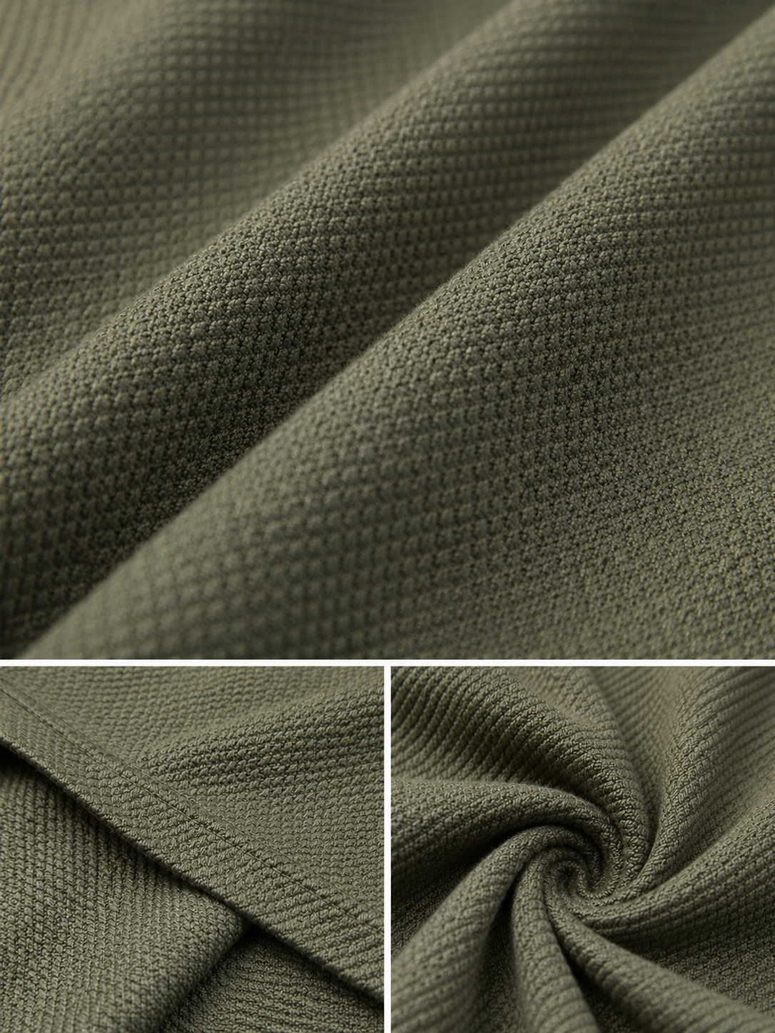 Imported Super Mesh Nylon Polo Shirt- Olive Green