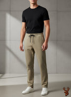 Men's Imported Spandex 200 GSM Trouser – Beige