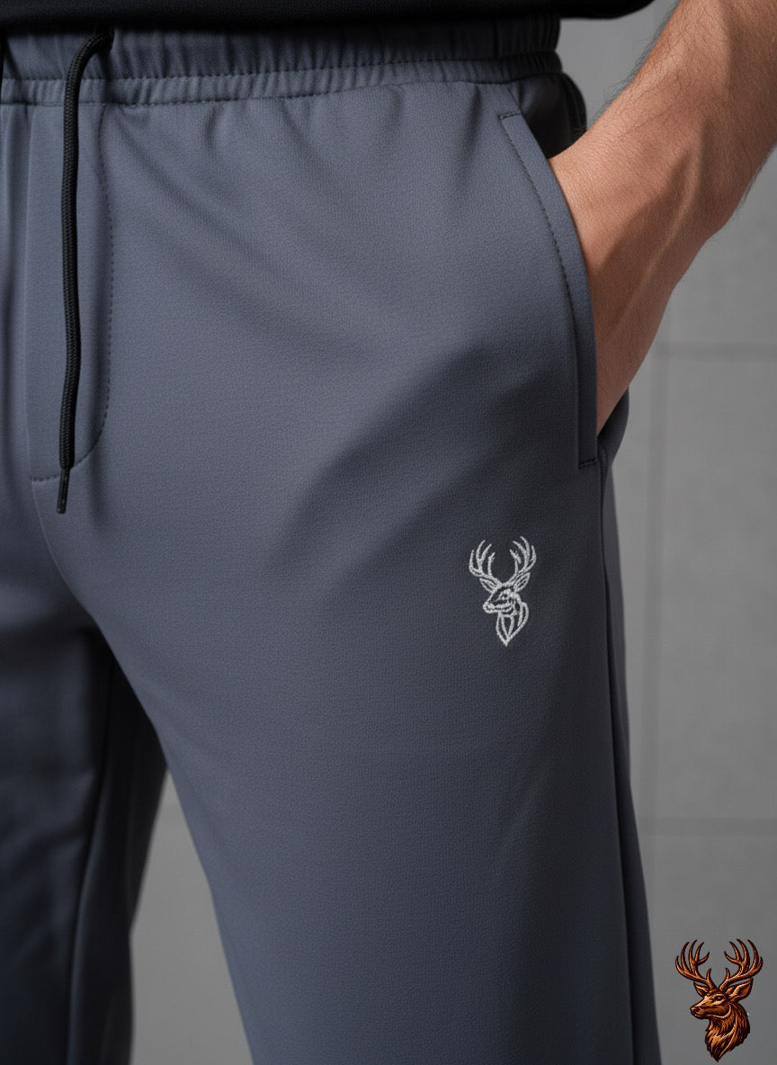 Men's Imported Spandex 200 GSM Trouser – Grey