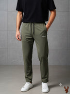 Men's Imported Spandex 200 GSM Trouser – Olive Green