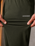 Men's Imported Cross Mesh Active Trouser - Olive Green
