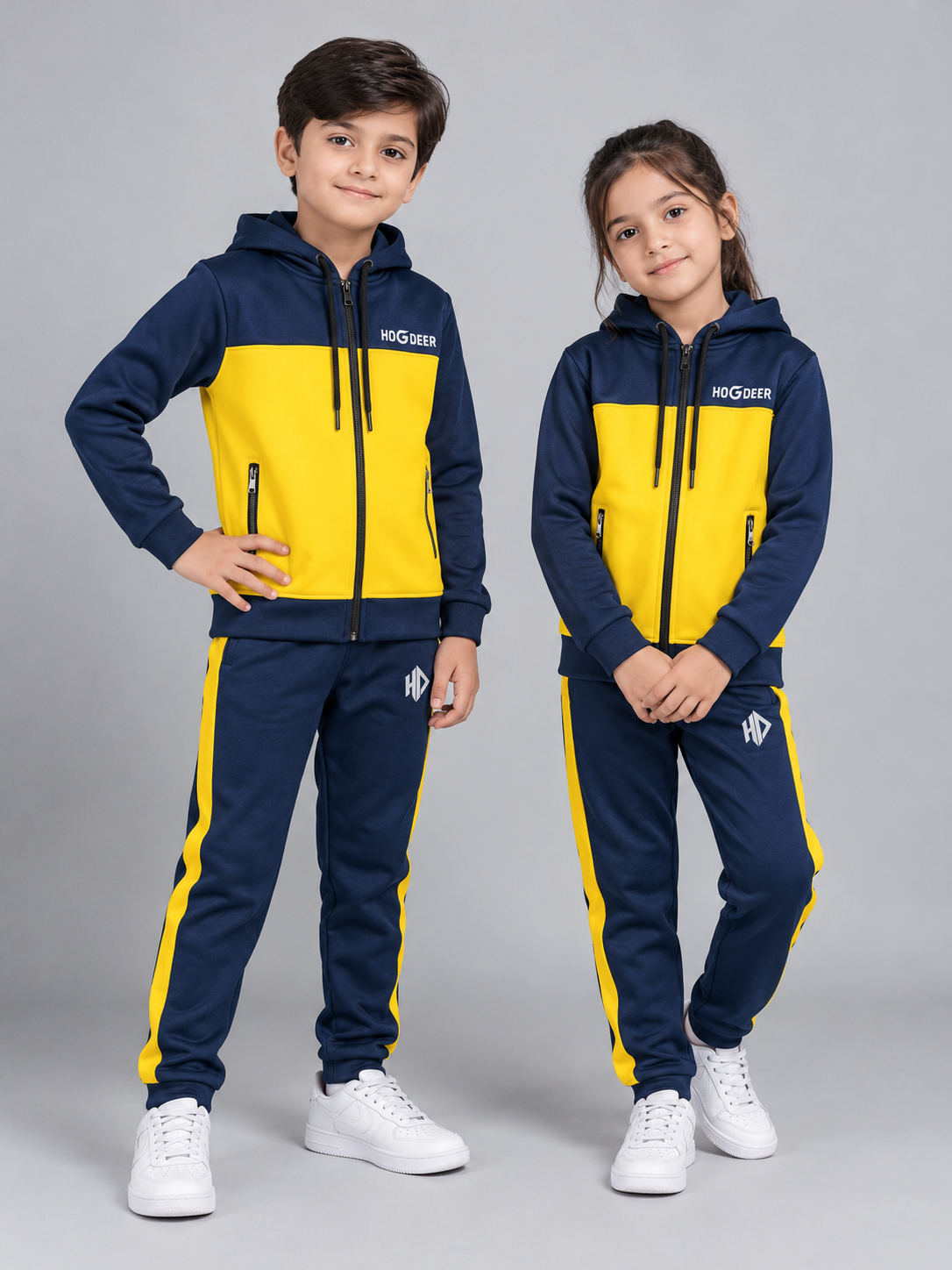 Navy Bolt – Kids Winter Tracksuit