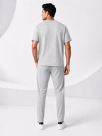 Imported Square Mesh - Ice Grey Tracksuit