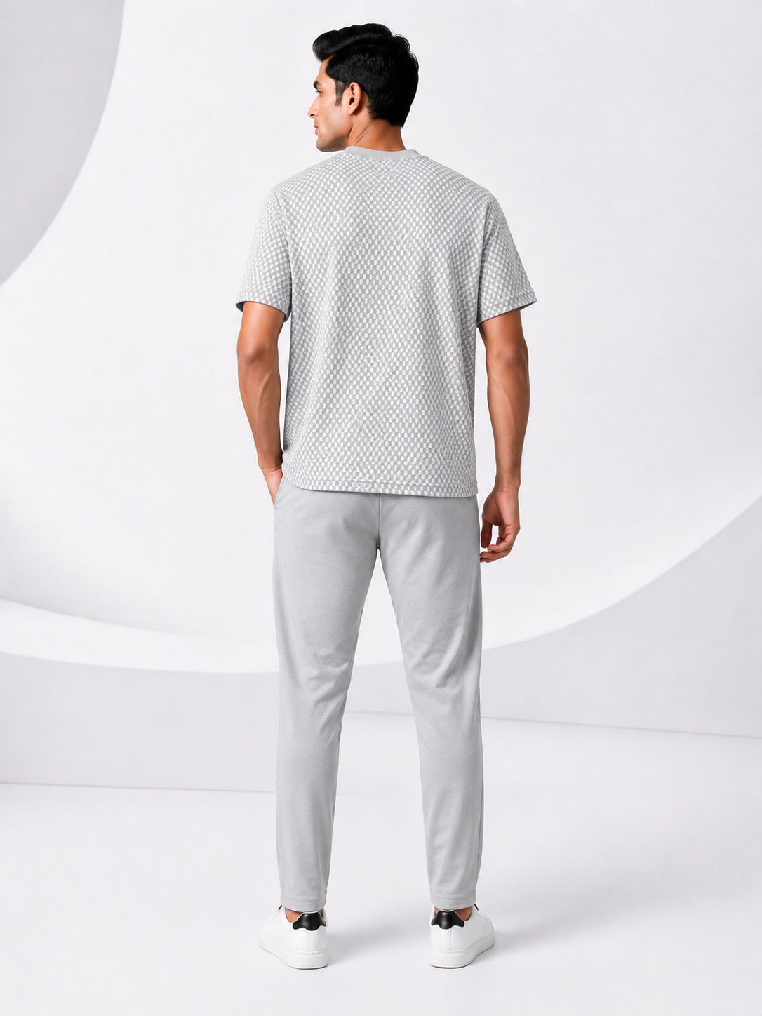 Imported Square Mesh Tracksuit