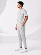 Imported Square Mesh - Ice Grey Tracksuit