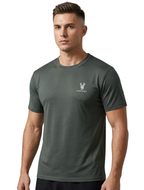 Swiss Mesh T-shirt - Olive Green