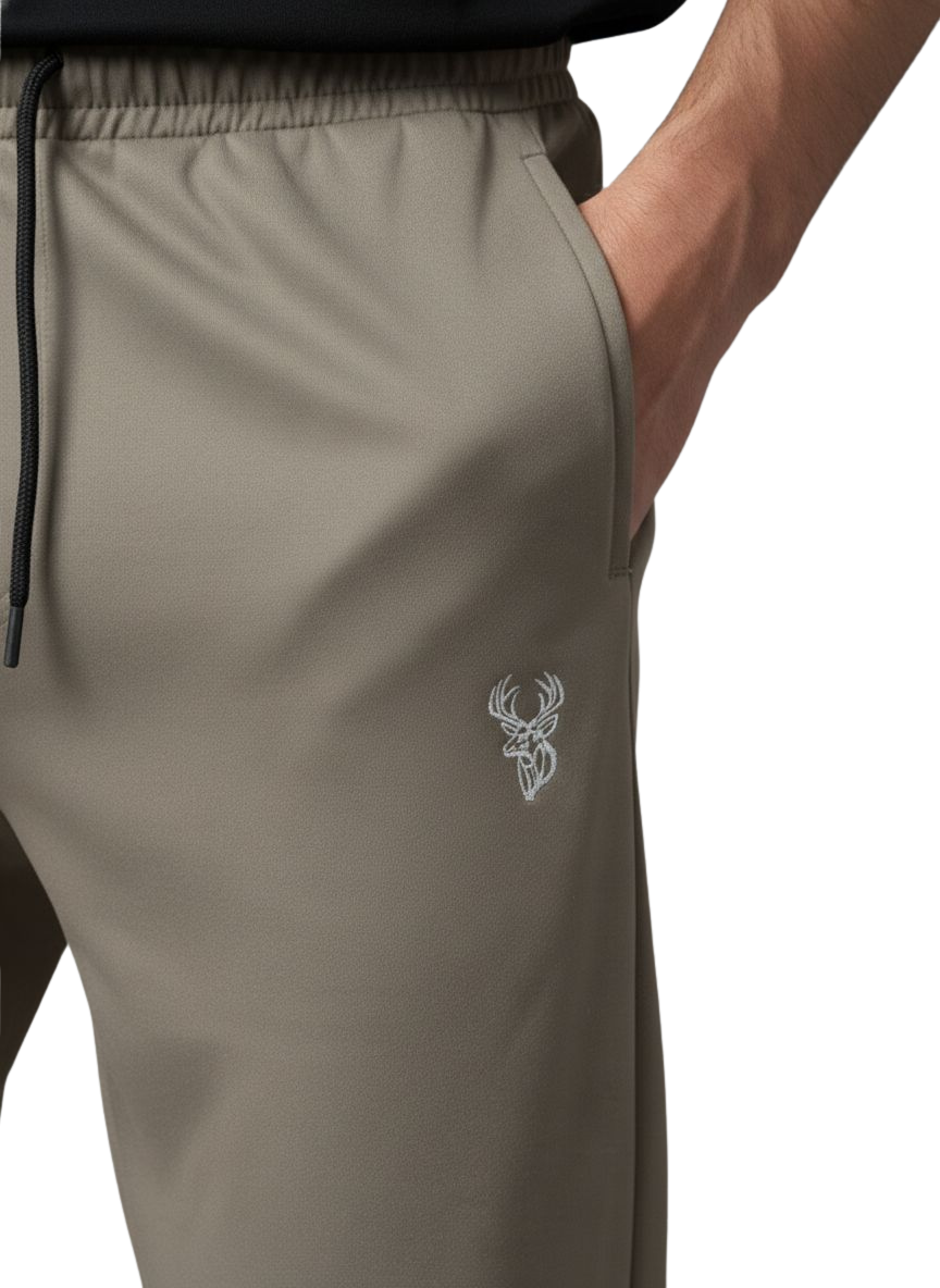 Men's Imported Spandex 200 GSM Trouser – Beige