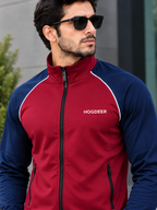 Crimson Crest – Burgundy / Navy Winter Tracksuit