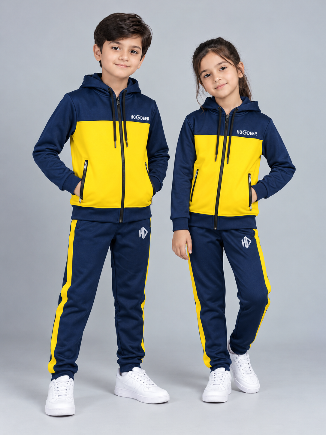 Navy Bolt – Kids Winter Tracksuit