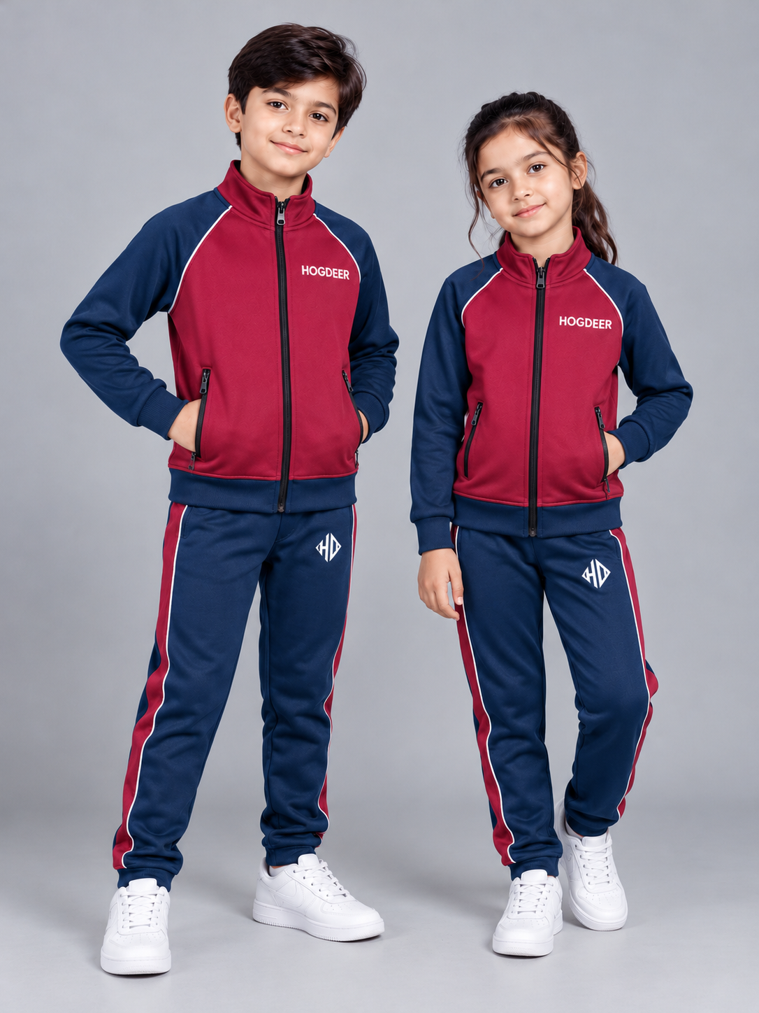 Crimson Crest – Kids Winter Tracksuit