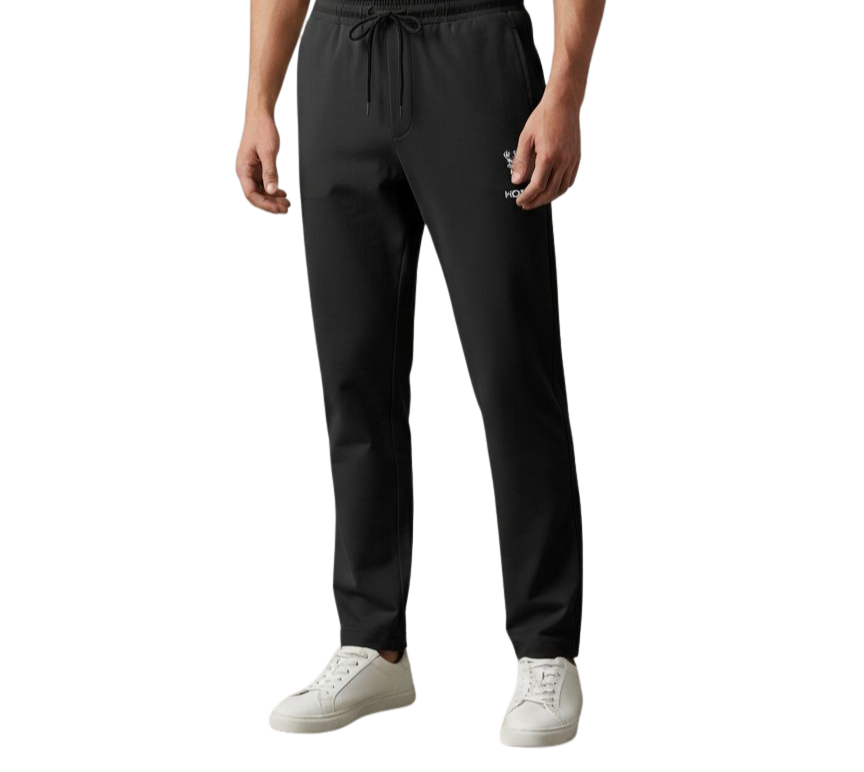 Imported Spandex Summer Trouser With Swiss Mesh T-shirt - Olive Green & Black